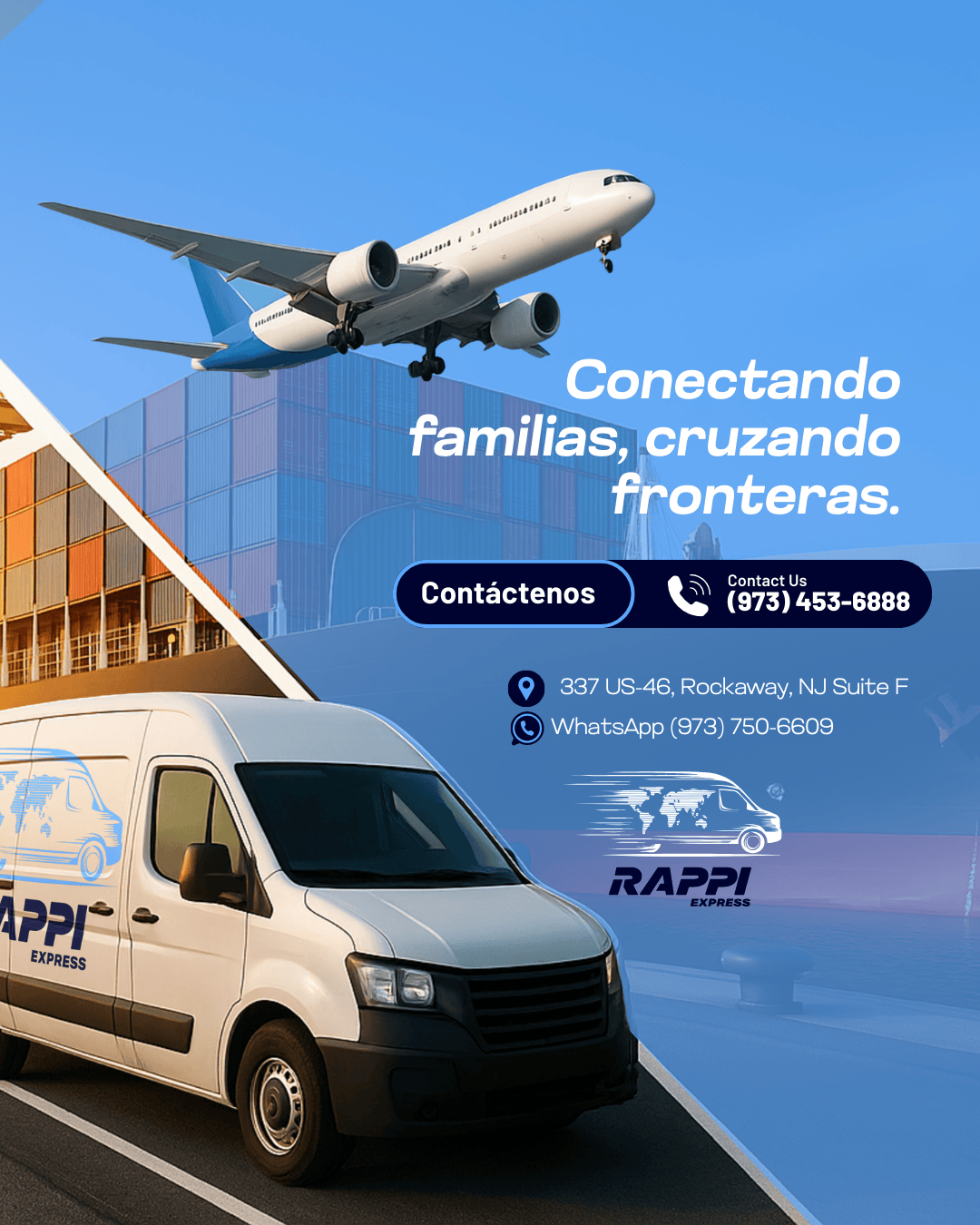 Servicios de envíos, trámites y soluciones integrales en Rappi Express Rockaway NJ